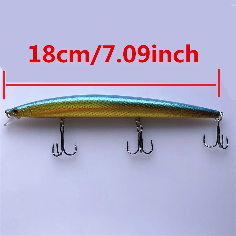 LURETV Flying Hero Minnow flotante para perca - imagen 4