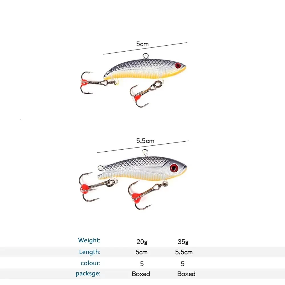 NGB 20g-35g Metal invierno pesca señuelo equilibrador 50-55mm cebo duro señuelo para pesca en hielo Bai Wobbler equilibrador - imagen 3
