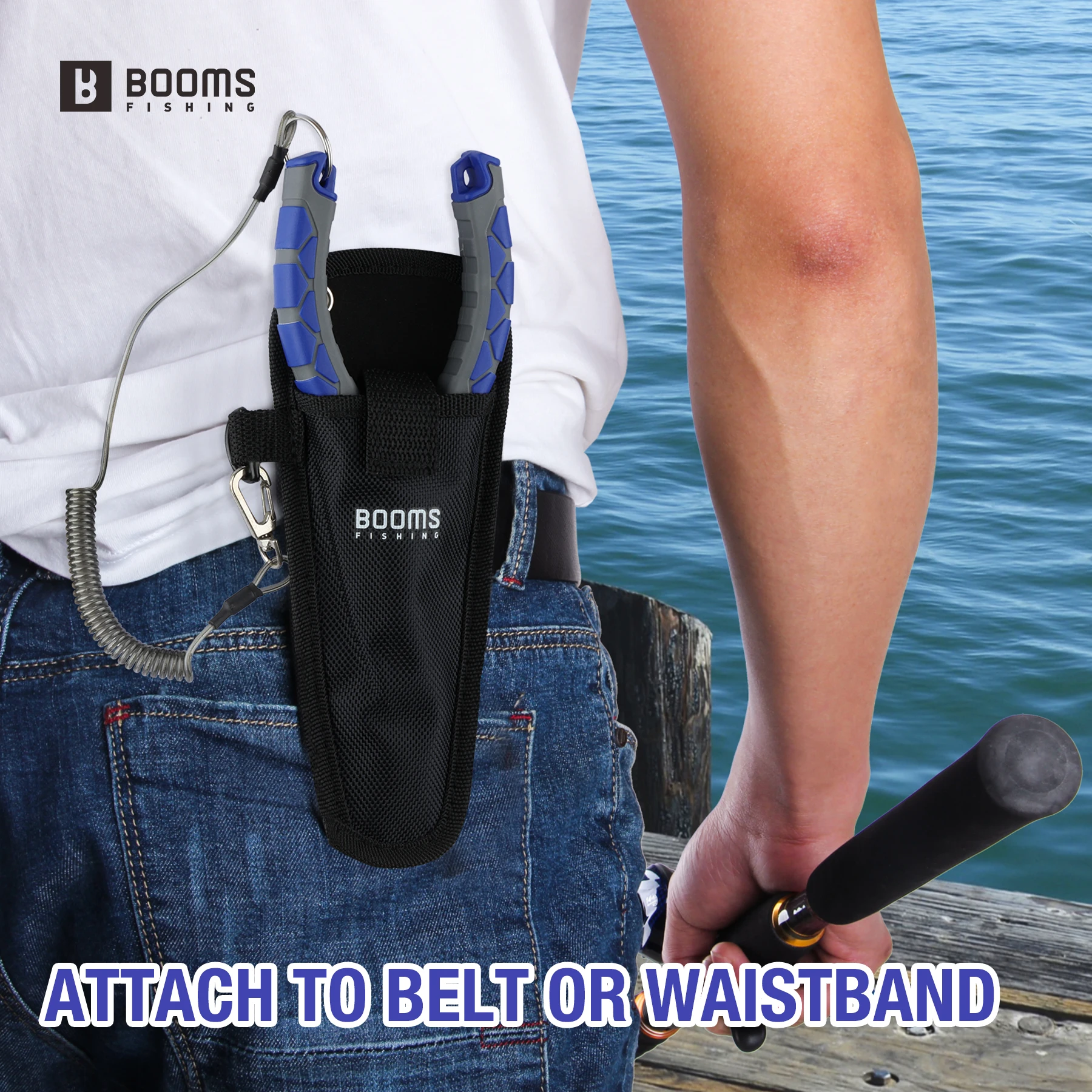 Booms Fishing XT01 alicates y pinza para peces y tijeras de pesca pequeñas, Kit de herramientas, cortadores de línea, removedor de anzuelos, juego de aparejos de pesca - imagen 4