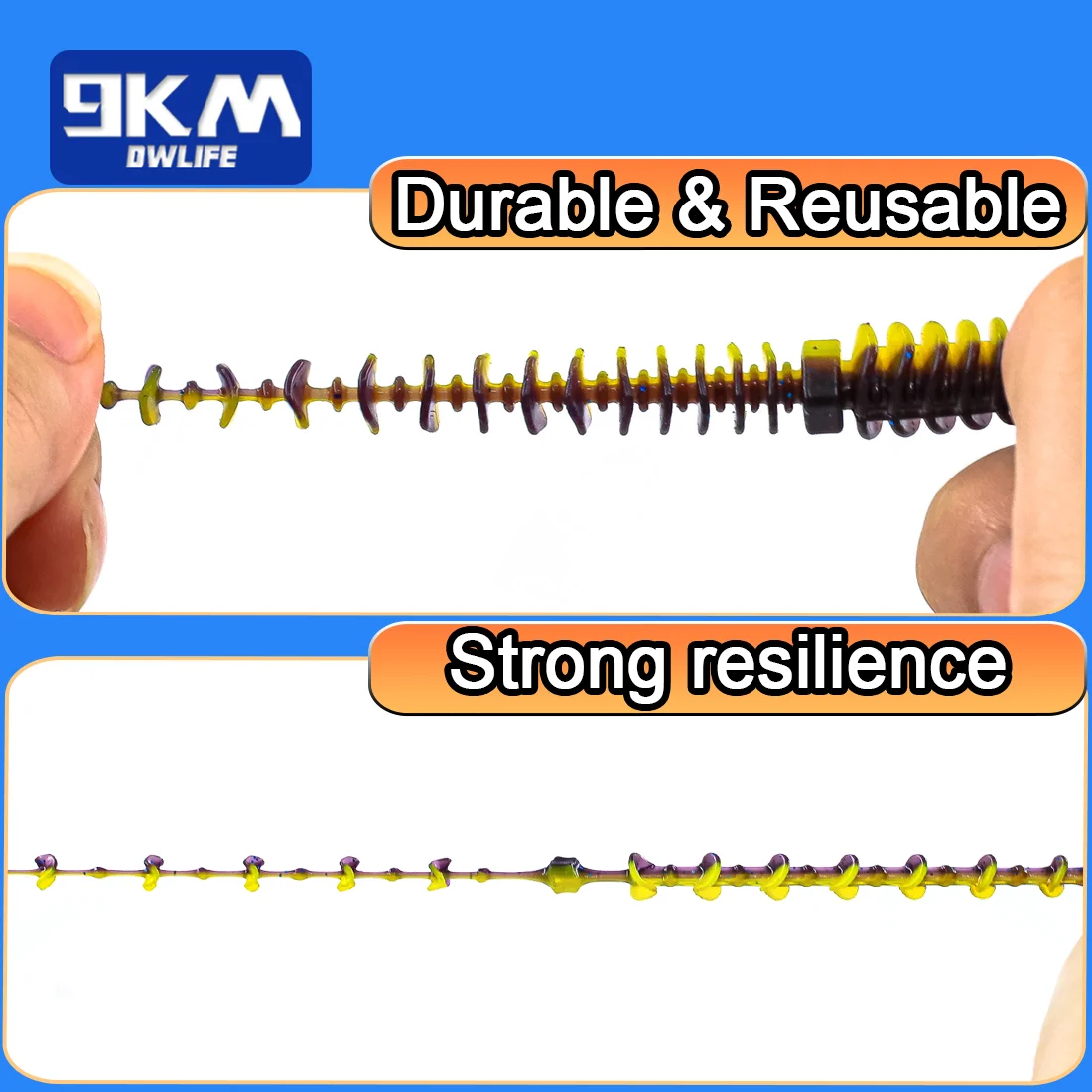 Señuelo de pesca de plástico suave, cebos de gusano para trucha, lubina, Jigging, Wobbler, Swimbaits para anzuelo de aparejo Ned, aparejos de pesca de agua salada - imagen 5