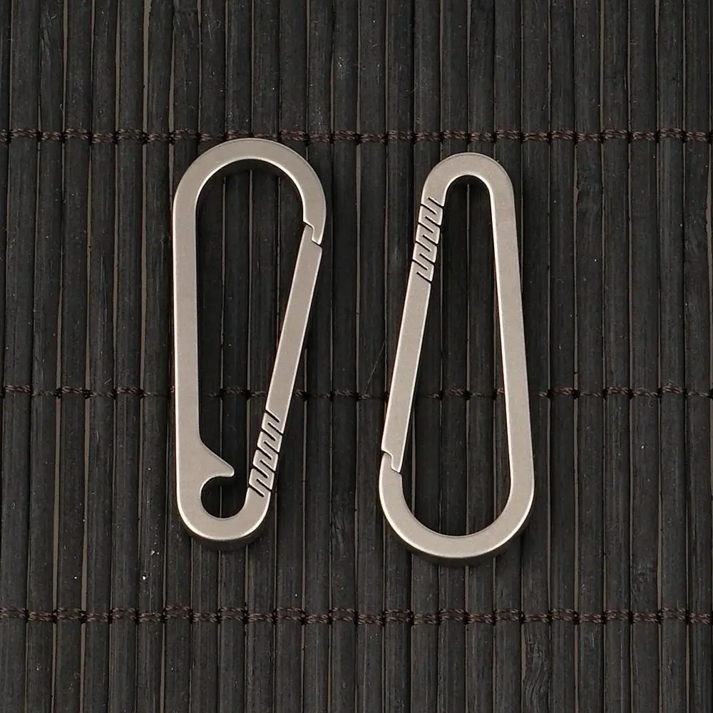 LLavero de aleación de titanio Real para hombre, colgante de hebilla de cintura superligero, multiestilos, alta calidad, regalo de creatividad masculina - imagen 5