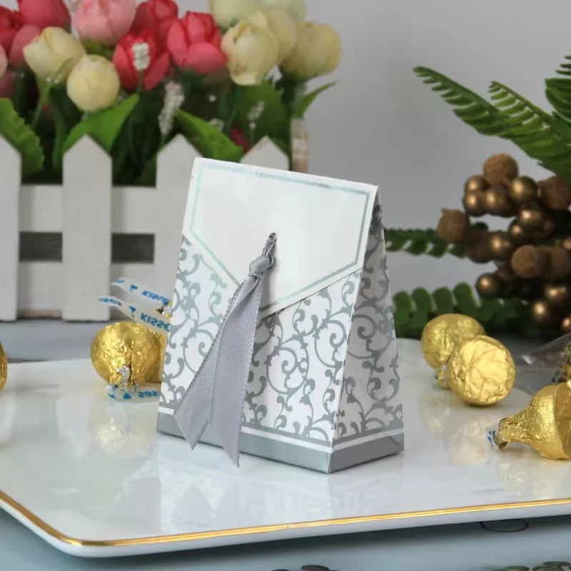 Cajas de papel para dulces – Detalles de boda y bautizo - imagen 2