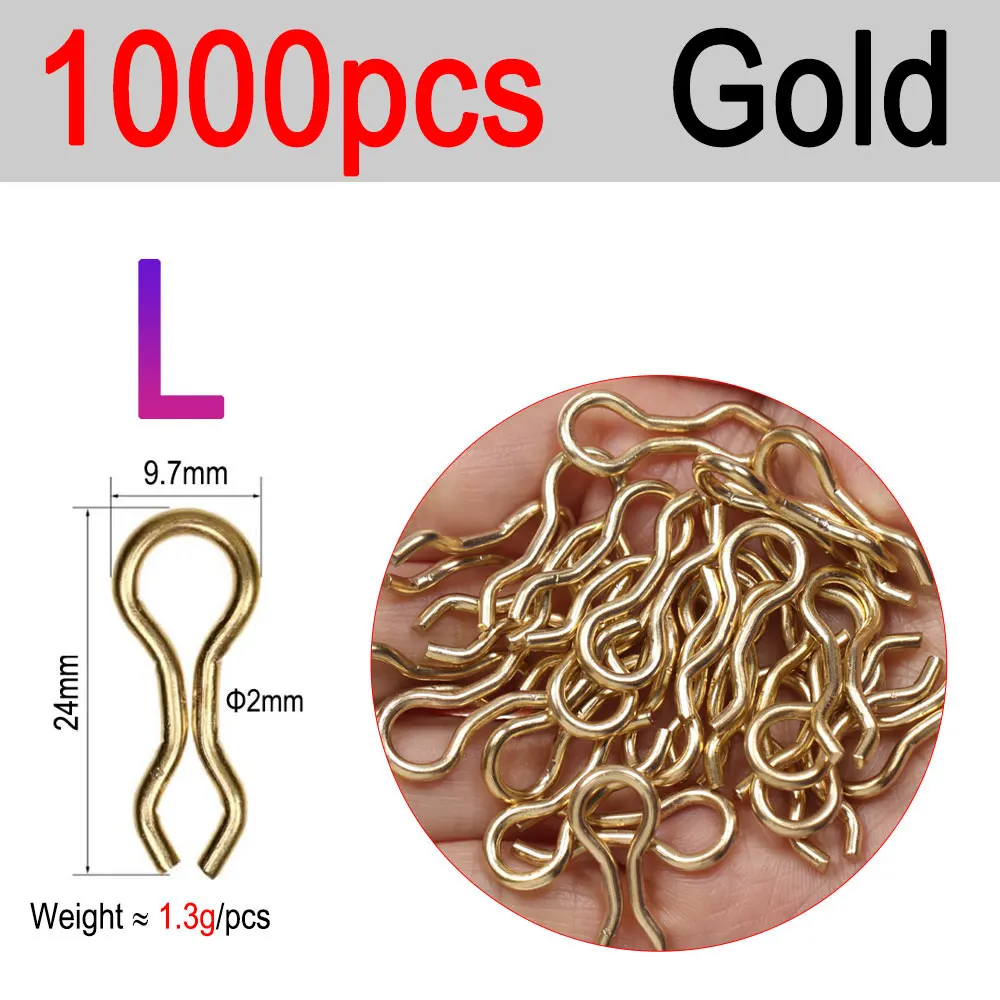 L 1000PCS Gold