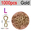 L 1000PCS Gold