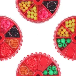 1 Juego de cuentas de pesca LuminousSea, accesorios pequeños para pesca, cuentas luminosas de bloqueo de frijol, herramientas de pesca de bloqueo de grupo de pesca