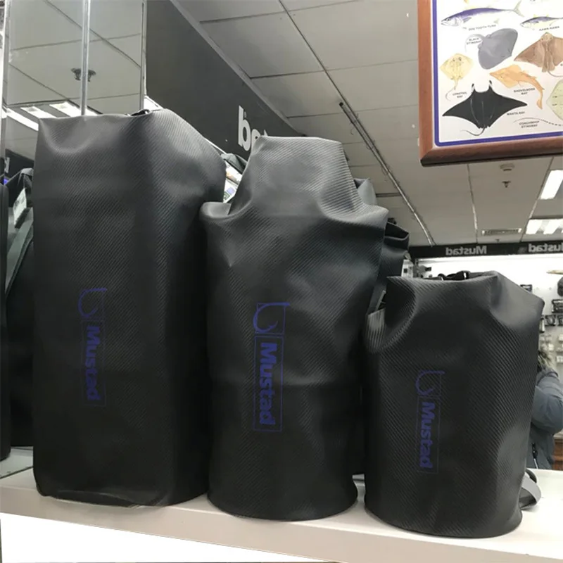 Bolsa de cubo de defensa Mustad, mochila de marinero de 20L, 40L y 60L, bolsa de señuelo, bolsa de pesca de mar, equipo de pesca, productos de pesca - imagen 3