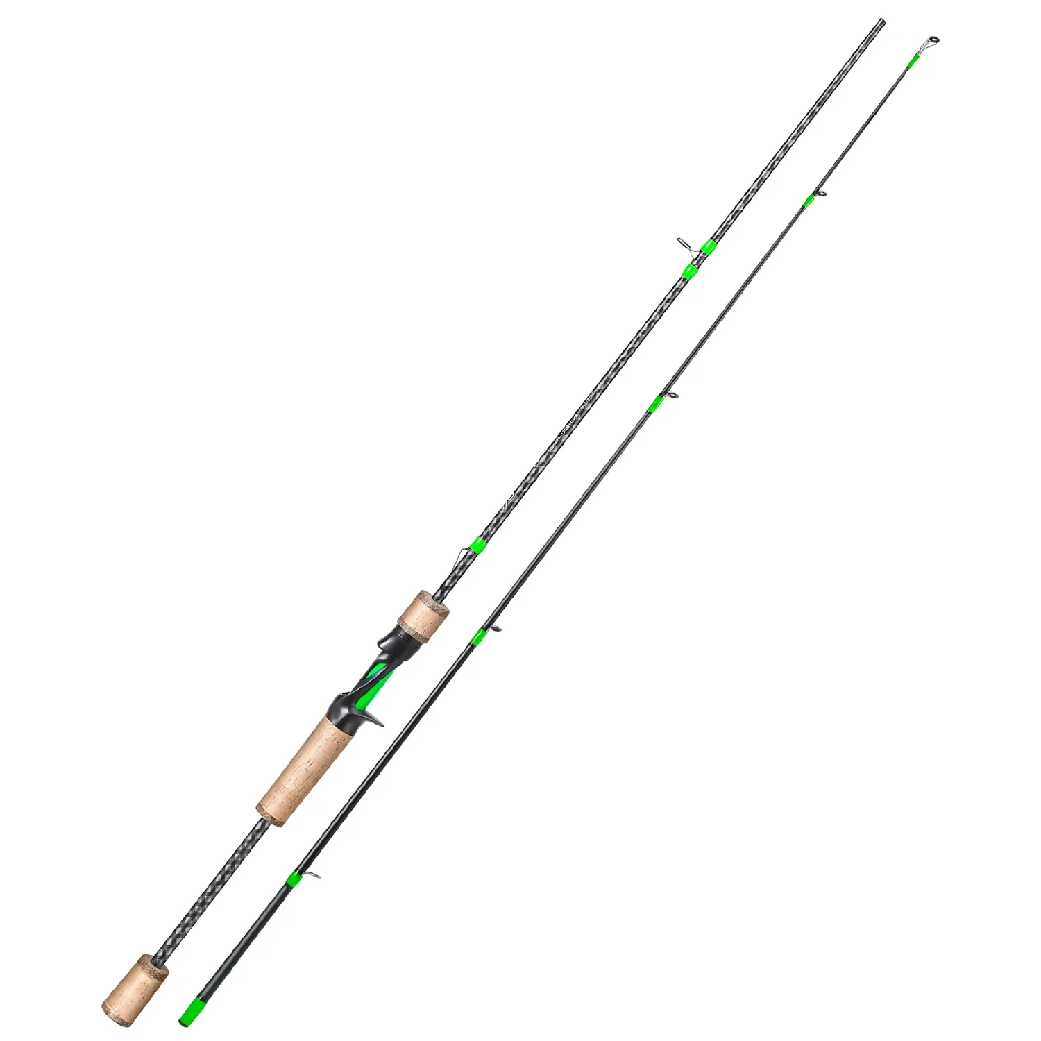 green casting rod