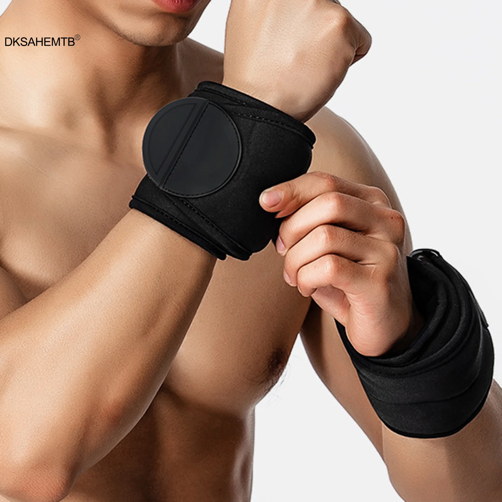 Bolsa de arena portátil para deportes al aire libre, bolsa de arena para muñeca y tobillo, 0,5 kg, para ciclismo, correr, bailar, Fitness, entrenamiento muscular, herramienta de ejercicio, 2 uds. - imagen 5