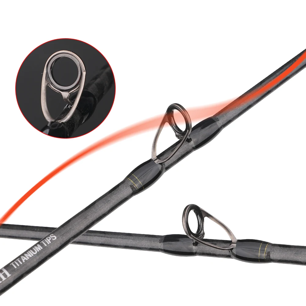 Caña Rollfish para pulpo titanio reforzada de fibra de carbono - imagen 4