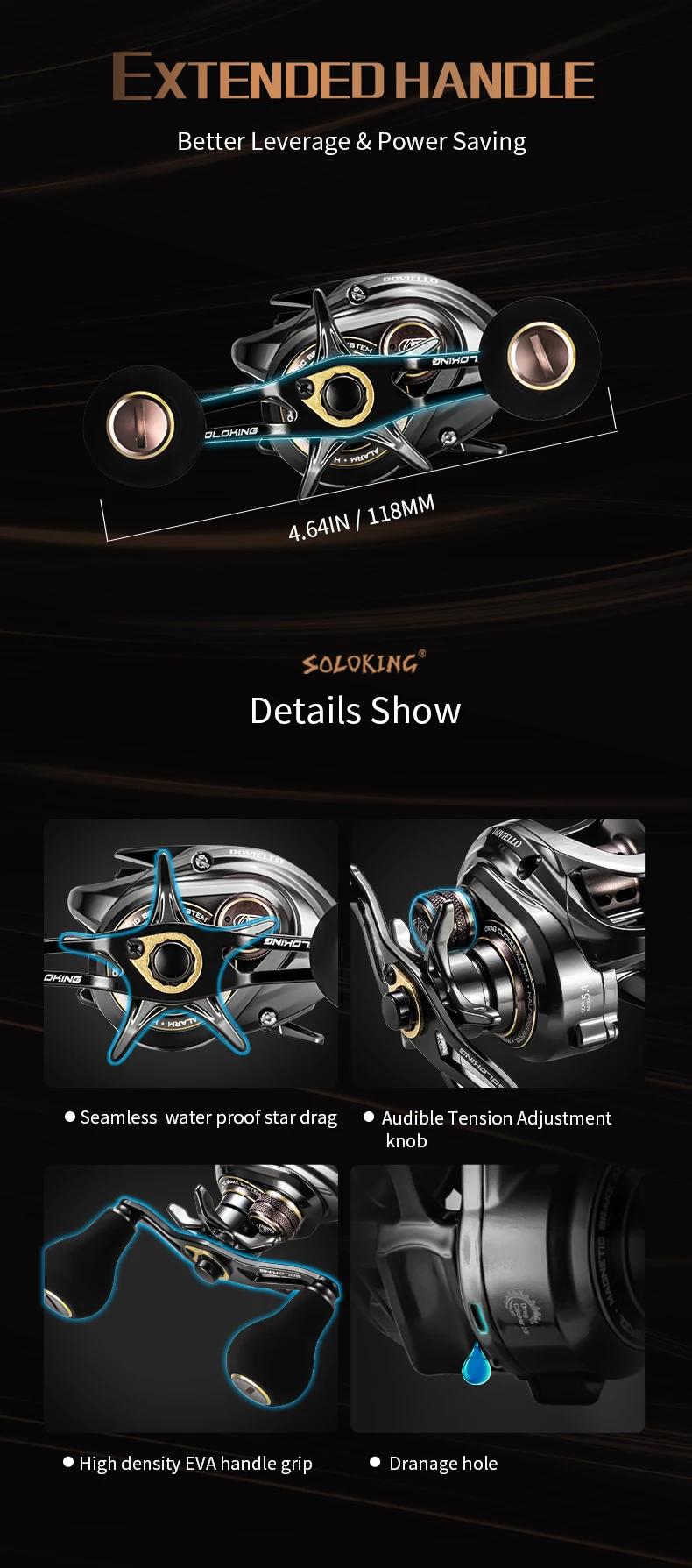 Experiencia Precisión y comodidad mejoradas con nuestro diseño de mango extendido