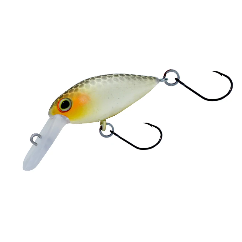 Swolfy 1 pieza 30mm 2,4g trucha ultraligera Crankbait señuelo de Pesca flotante 0-1,5 m Minnow Pesca Wobbler cebo para trucha - imagen 2