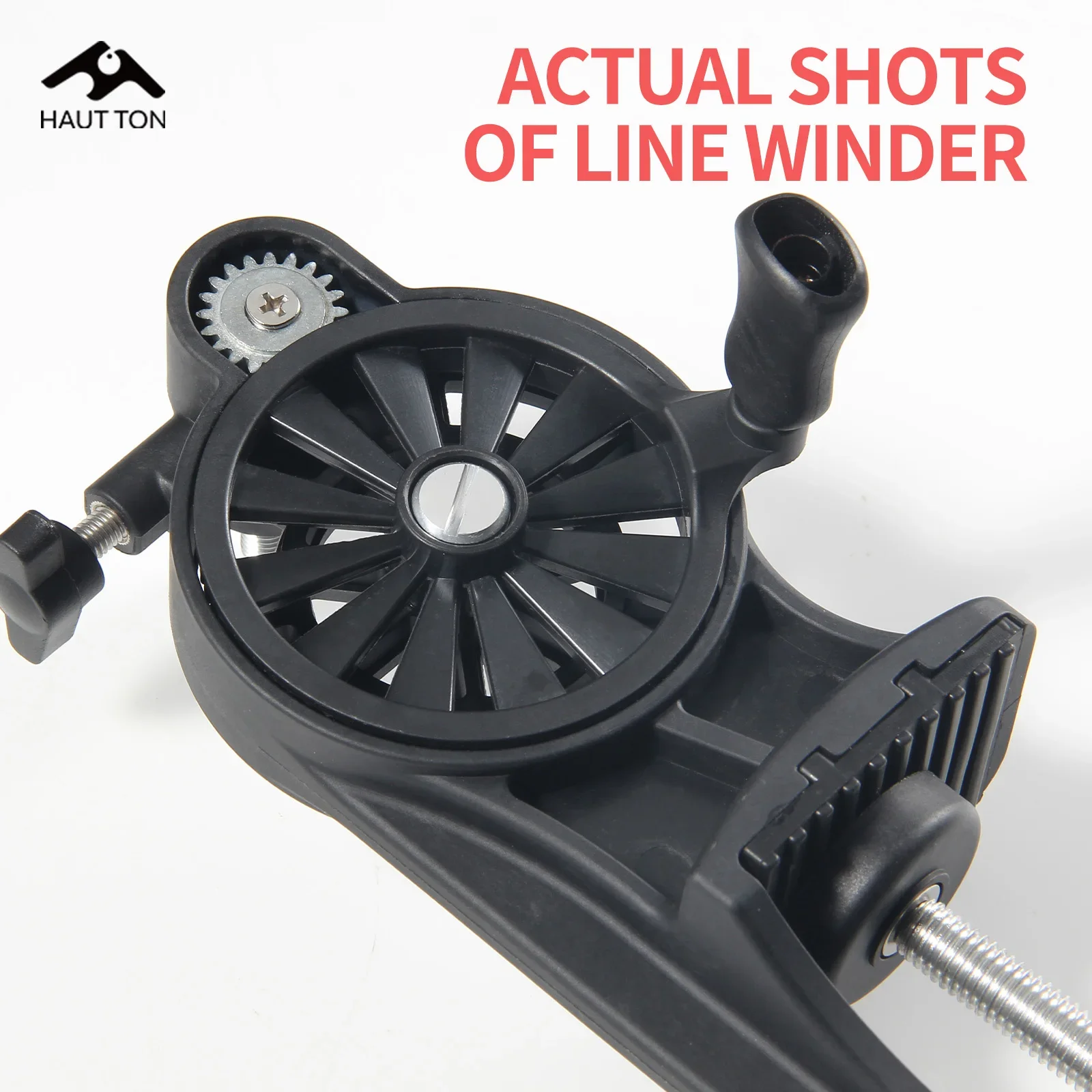 Enrollador de sedal portátil para carrete spinning y baitcasting