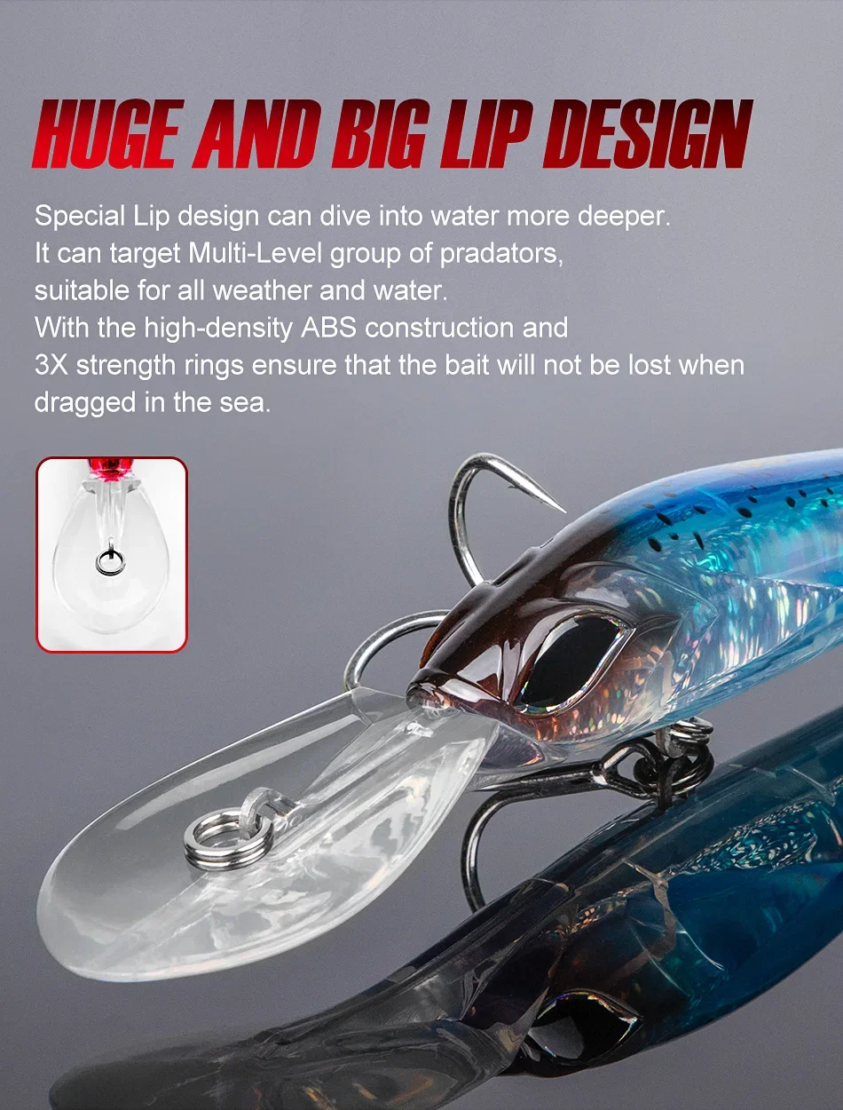 Experimente la emoción de la pesca con nuestro cebo duradero y versátil