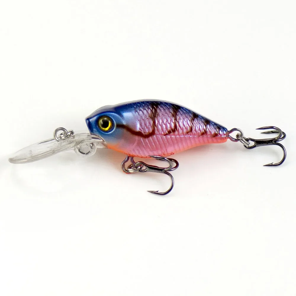 Countbass Crank Bait Señuelos de pesca de plástico duro Wobbler tipo de pez de agua dulce 38mm 4,4g - imagen 3