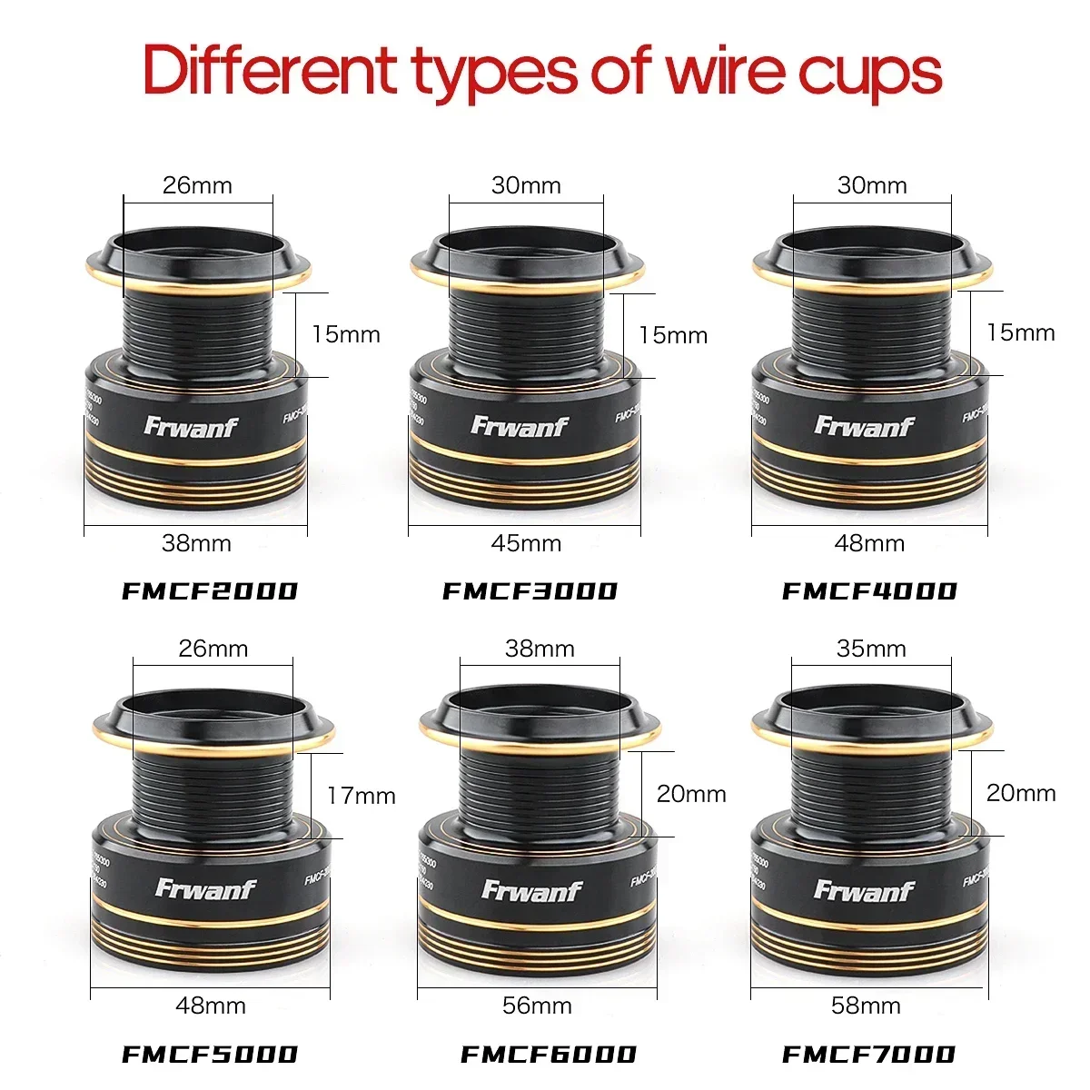 Carrete giratorio Frwanf 2000 - 7000, arrastre máximo ultraligero, 12kg, 8BB, marco de Metal, carrete de pesca para Surfcasting, carretes de pesca giratorios de agua salada - imagen 4