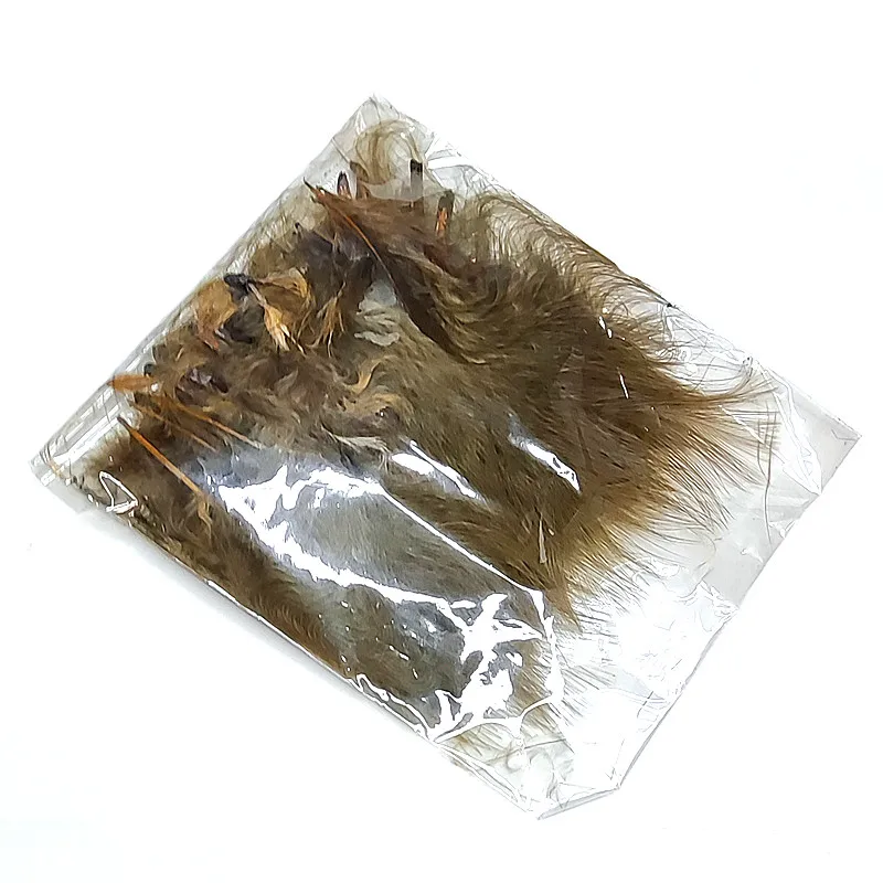 50 Uds. De plumas seleccionadas, plumas para atar moscas de marabú de pavo para tejón de lana, serpentina de sanguijuela, materiales para atar moscas - imagen 3