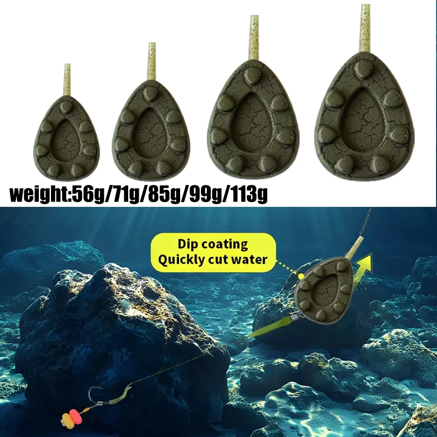 Plomos camuflaje para carpa – Equipo esencial de pesca deportiva - imagen 5