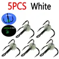 5pcs White