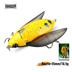 Señuelo Flotante Kingdom GloamWing Beetle – Tipo Insecto para Lubina