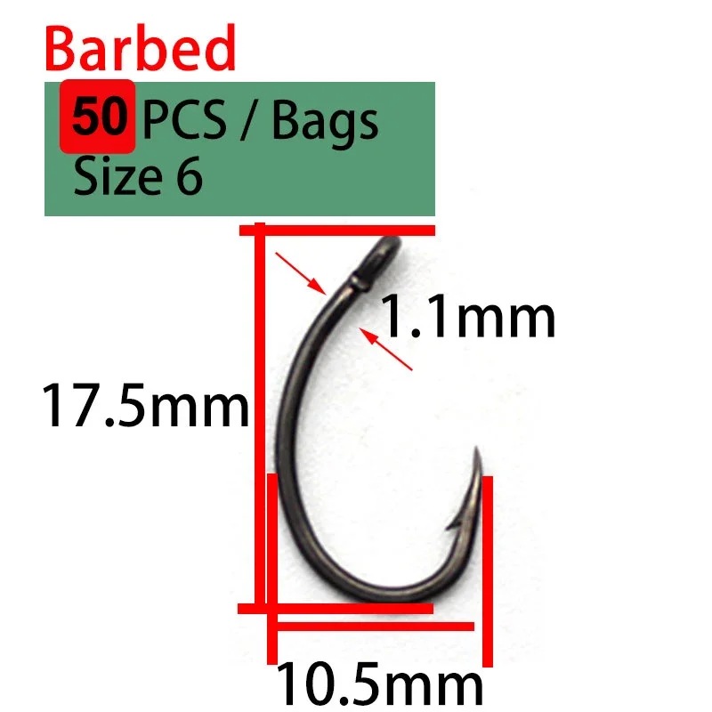 Barbed-Size 6