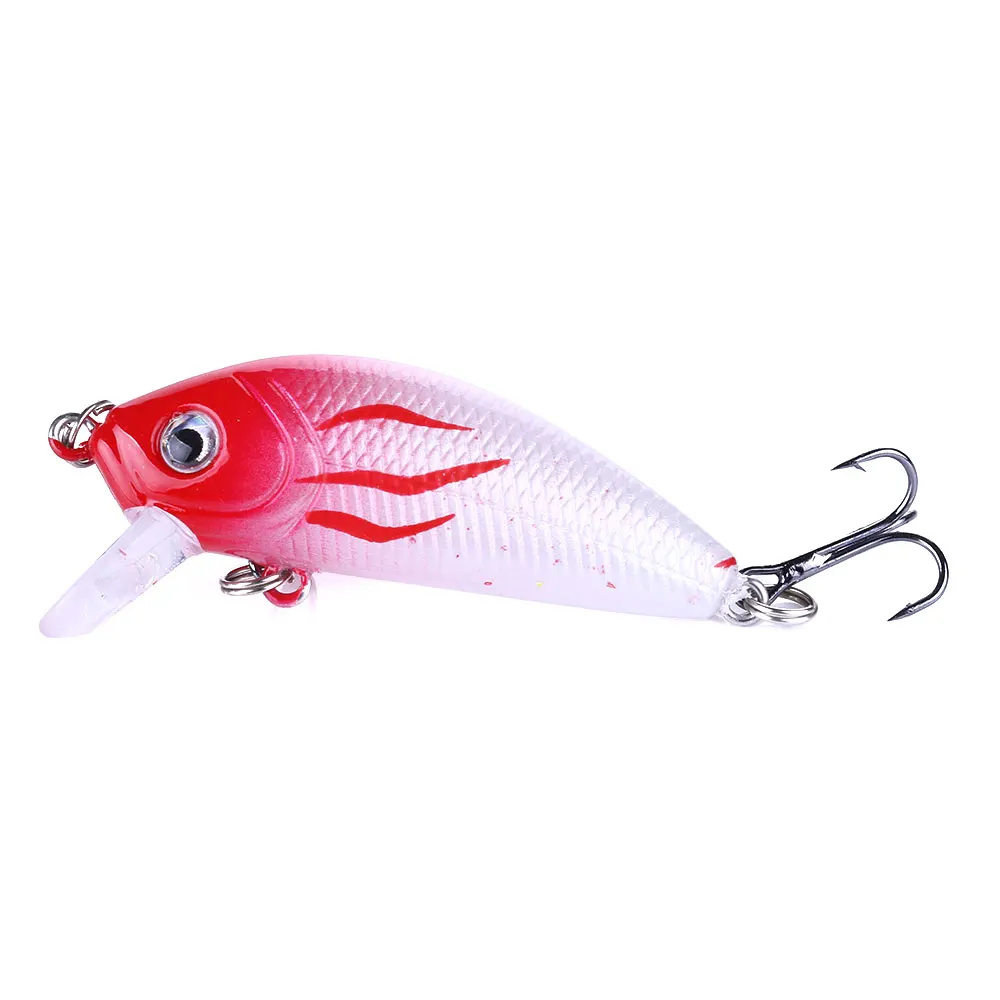 Señuelo de pesca Crankbait de 8 piezas 5 cm 3,6 g # 10 ganchos cebo duro Artificial Wobbler para lubina, Lucio, trucha, perca, aparejos de pesca de agua dulce - imagen 3