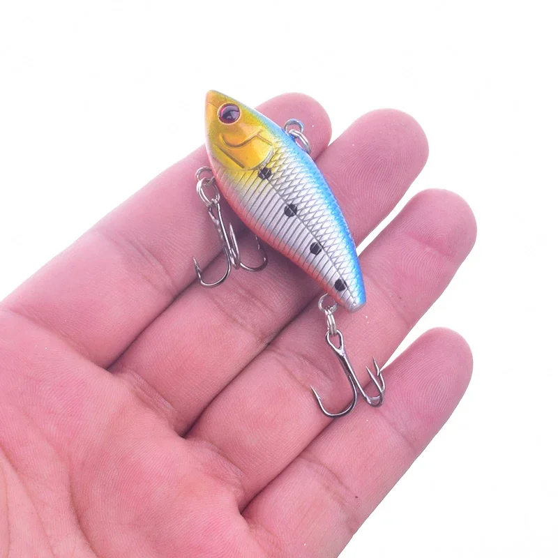 Señuelo de Pesca con vibración, 5cm, 6,9g, hielo de invierno, VIB, anzuelos de cebo duro Artificial, Wobbler, Crankbait, aparejos de Pesca, 1 ud. - imagen 5