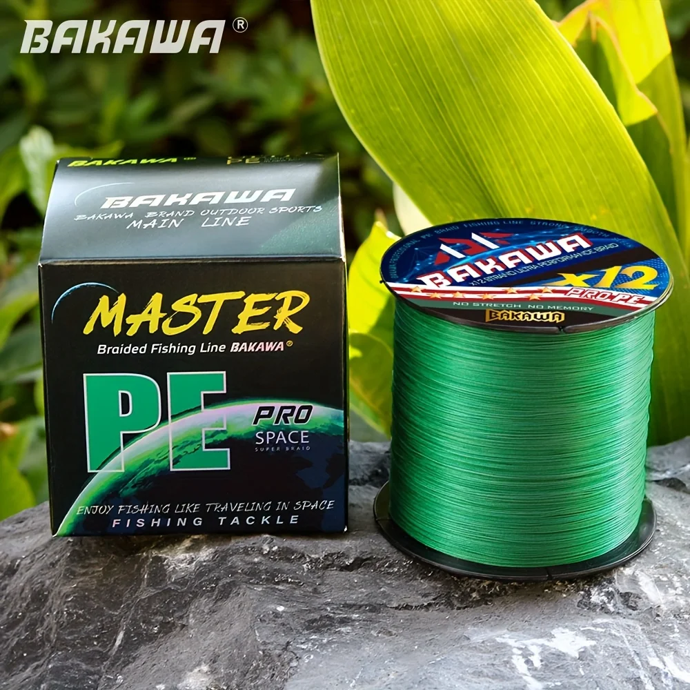 BAKAWA-sedal de pesca trenzado de 12 hebras, 300M, multifilamento japonés, productos, equipo de pesca de carpa, accesorios de pesca - imagen 5