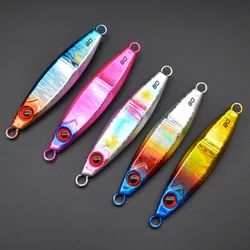 Señuelo de pesca con plantilla de Metal, 40g, 60g, 80g, estilo japonés, plantillas de paso lento, pesca costera, Jigging, señuelo de pesca de mar para atún, cebo Wahoo