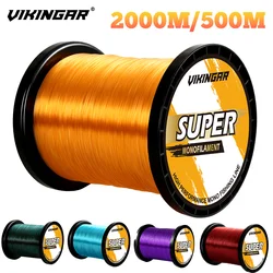 NUEVO 2025! 2000m Hilo Fluorocarbono 3-30LB Nylon Monofilamento Japón | Súper Fuerte Agua Dulce/Salada Carpa/Pesca Mar