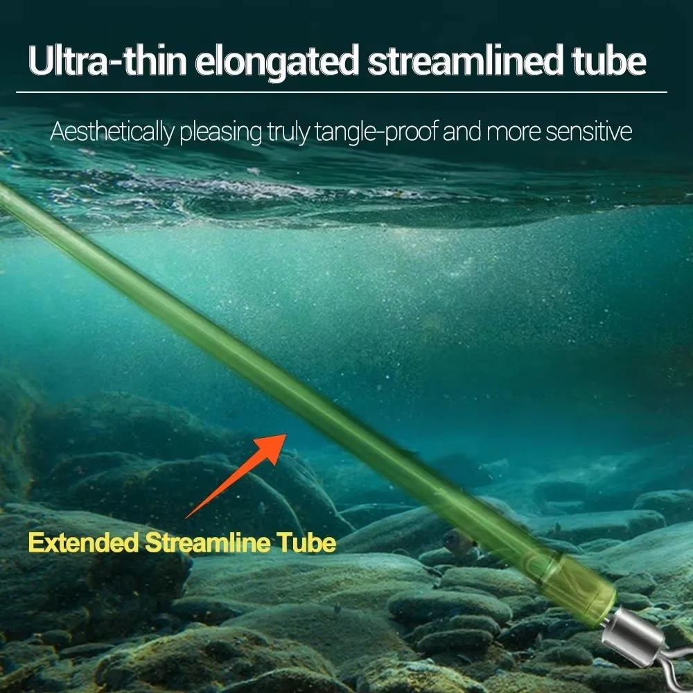 3 piezas Talla 9 # -13 #   Juego de anzuelos con parte inferior inversa, cebo de pesca flotante, juego de sedal de doble gancho, anzuelos de carpa Euro - imagen 4