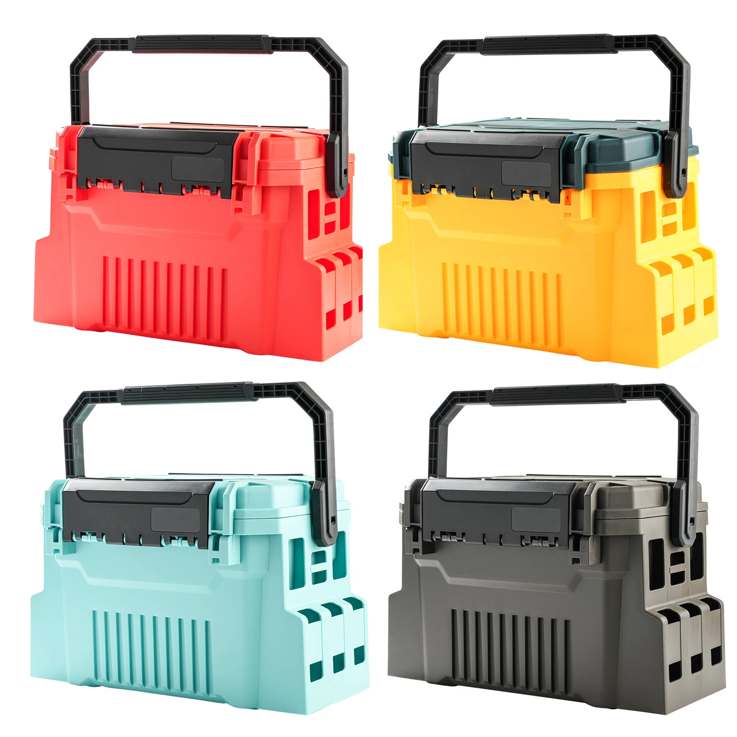 Caja de aparejos de pesca de 20L con caja egi Caja de aparejos de pesca multifunción de material de calidad - imagen 3