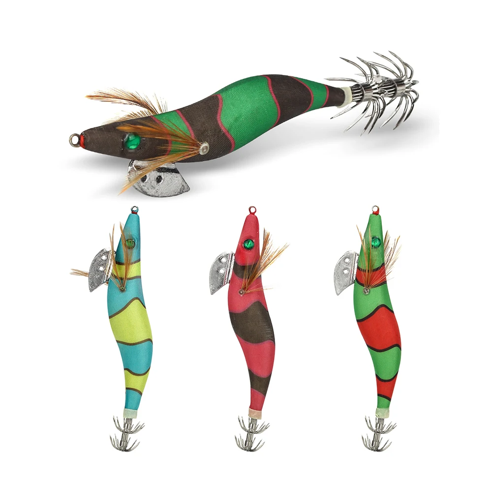 DNDYUJU-señuelo de pesca de 13,5 cm/21g, anzuelo de calamar, anzuelo de plomo de Metal, cebo duro, calamar, pulpo, sepia, camarones, aparejos de pesca