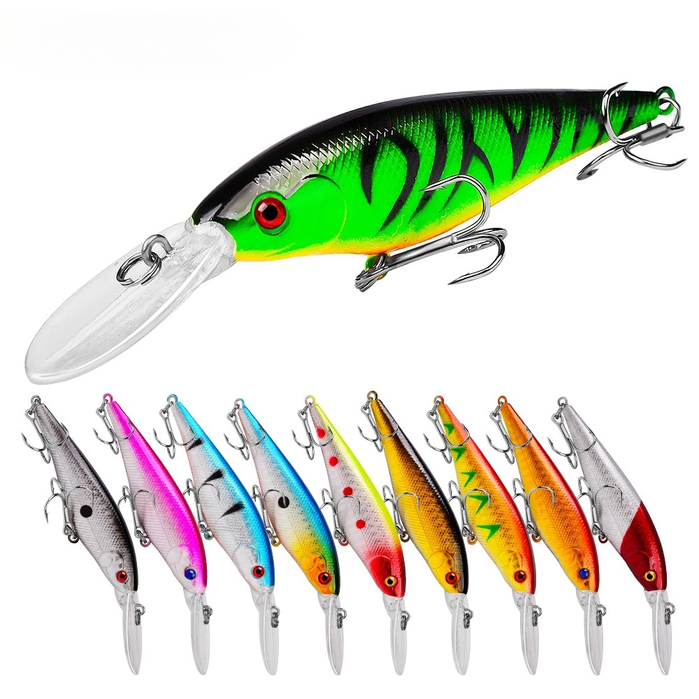 Señuelo de hundimiento 11.5 cm – Cebo colorido para agua dulce
