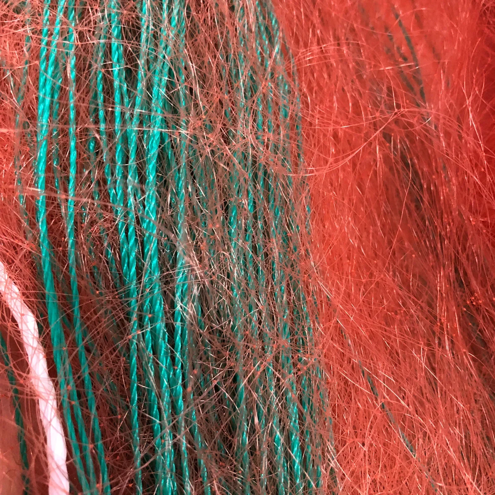 Red de mar de cangrejo semiacabado de 90m-110m, profundidad de 6m-7,5 m, red de pesca súper resistente, red de pesca de 3 capas, red de agua dulce de una sola capa - imagen 5