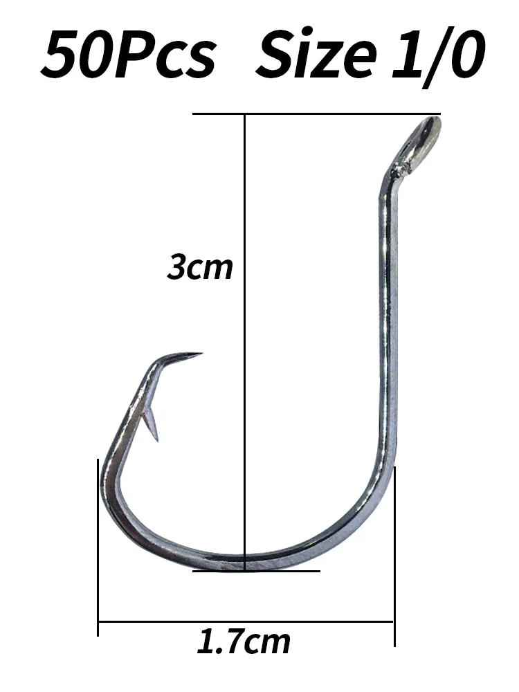50pcs Size 1-0
