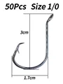 50pcs Size 1-0