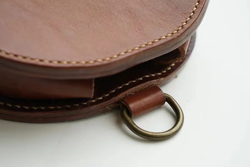 Castel japonés Yoshida Hikari, bolsa de red de almacenamiento, portátil, de cuero - imagen 3