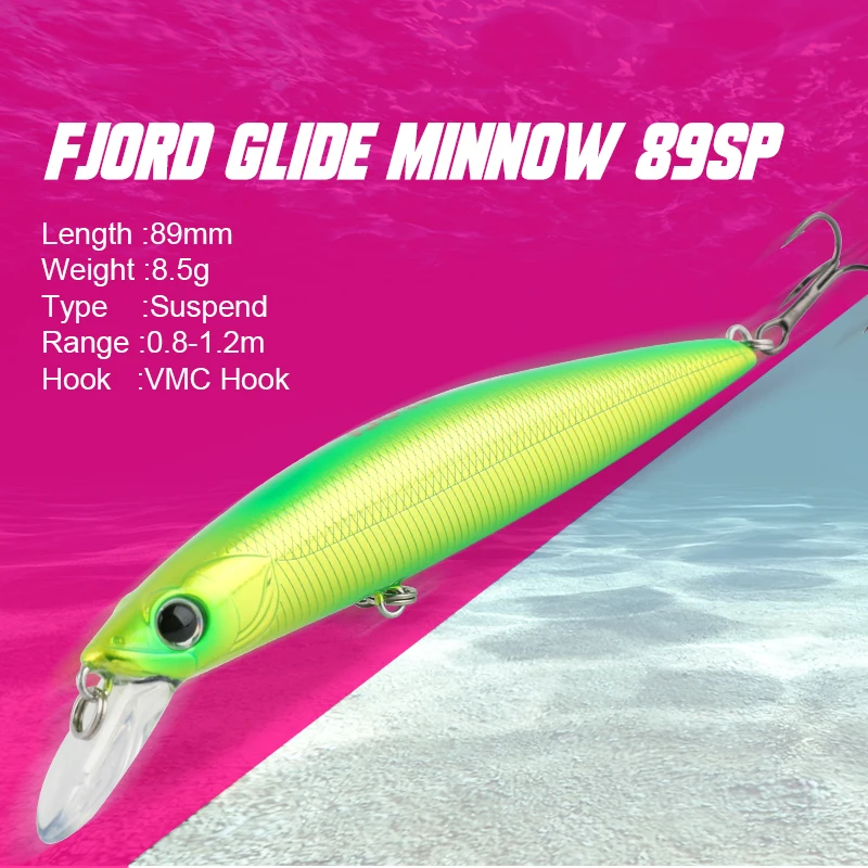 FJORD 89mm 8,5g señuelo de pesca Swimbait superficie asesino Top Walkers novedad señuelo 2024 cebos suspendidos captura herramientas de pesca artículos - imagen 3