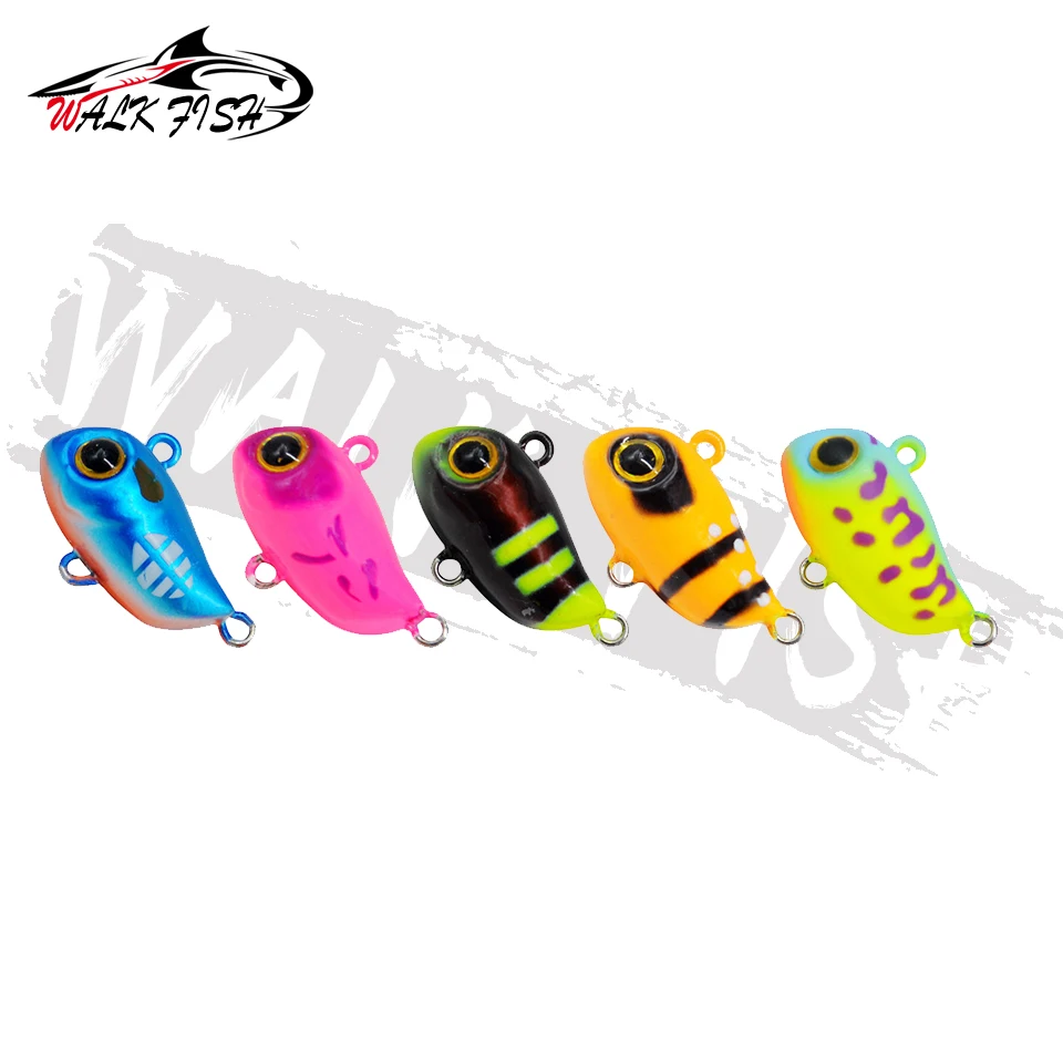 WALK FISH 10g VIB Spinning Tail-spinner Swimbait Señuelos de Pesca Spinnerbait Metal cebo Artificial accesorios de pesca de carpa - imagen 4