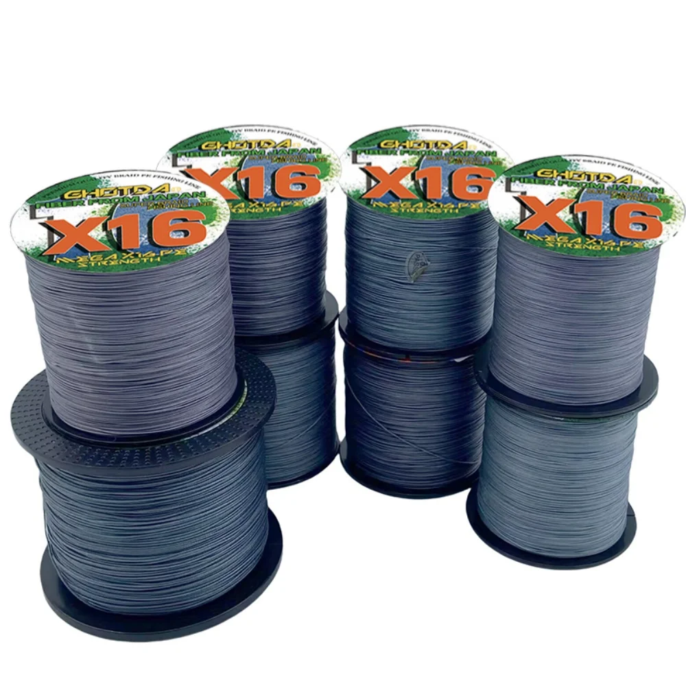 Línea de pesca trenzada multifilamento multifuncional, juego grande, 8kg-91kg de diámetro, 0,14mm-0,8mm, alambre de señuelo de fundición de larga distancia, 1000m