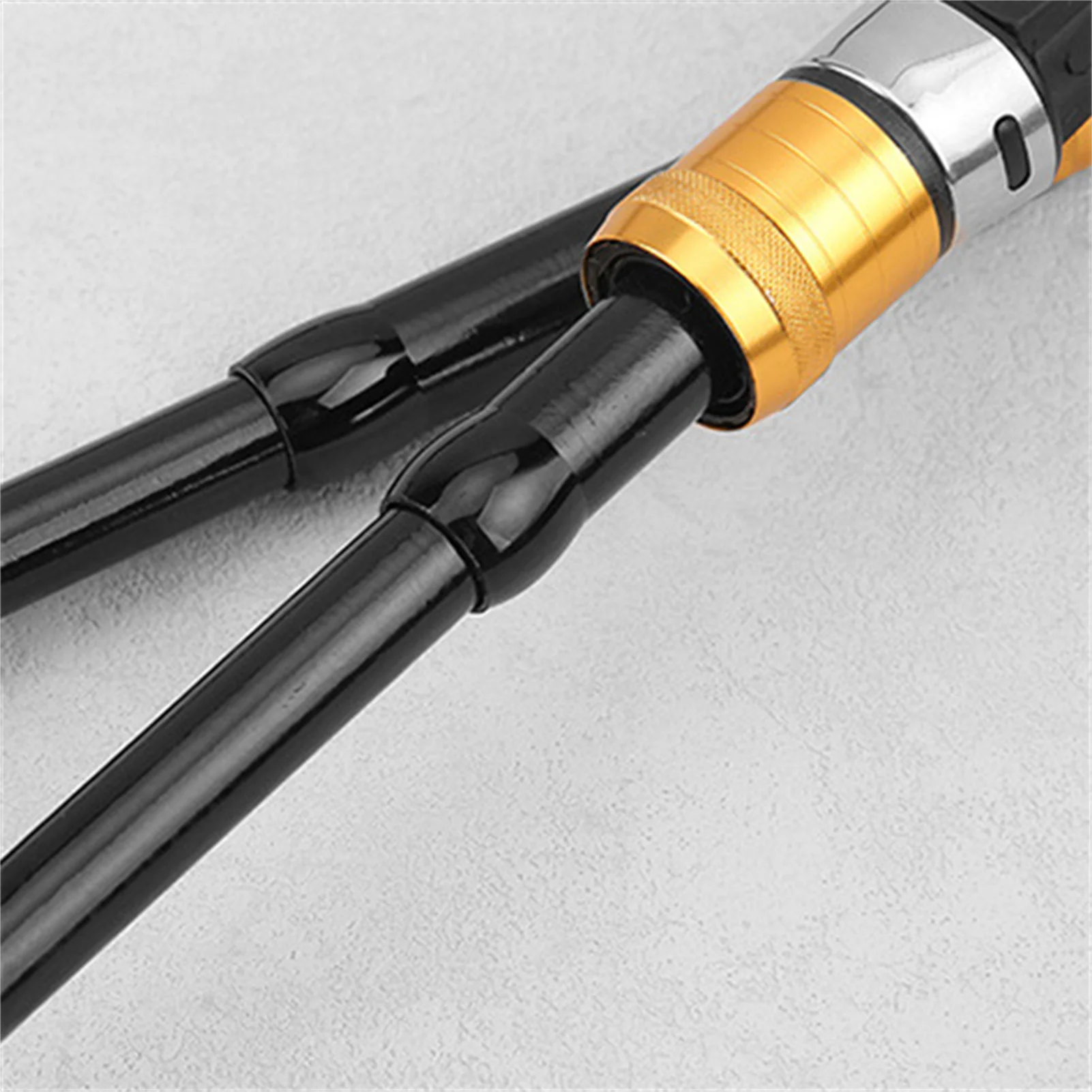 Caña de pescar portátil de 1,6/1,8 m, caña de mano telescópica, caña de pescar ultraligera de fibra de carbono para aparejos de pesca de agua dulce y salada - imagen 4