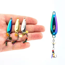 Señuelo Micro Spinner con paleta giratoria – Melón Blanco