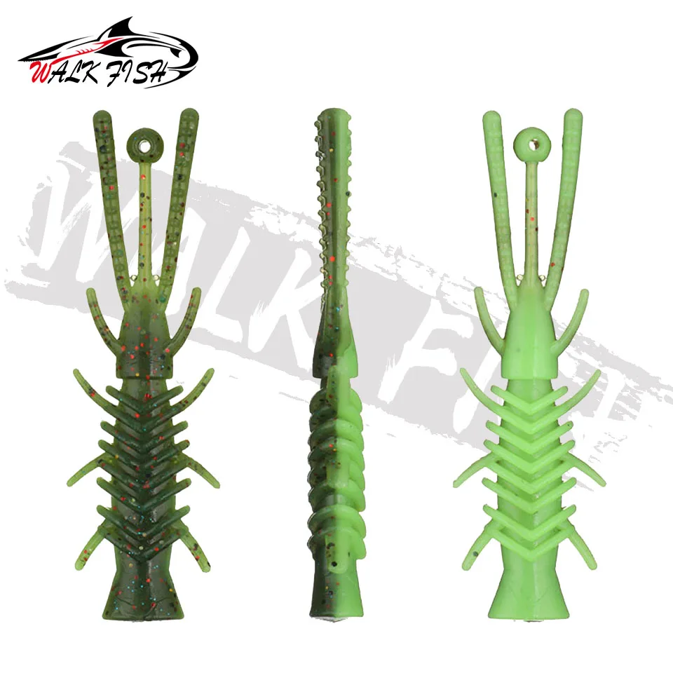 WALK FISH-señuelo de pesca flotante, cebo artificial de silicona, 10 piezas, 65mm, 2g - imagen 3