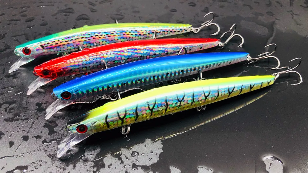 Jerkbait wobbler vista lateral acción