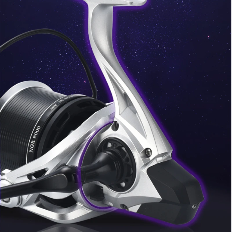 Carrete de Pesca de alta velocidad, 17 + 1BB, para agua salada/dulce, Ratio de engranaje 4,8: 1, rueda de Pesca giratoria duradera, carrete de fundición para Pesca - imagen 4