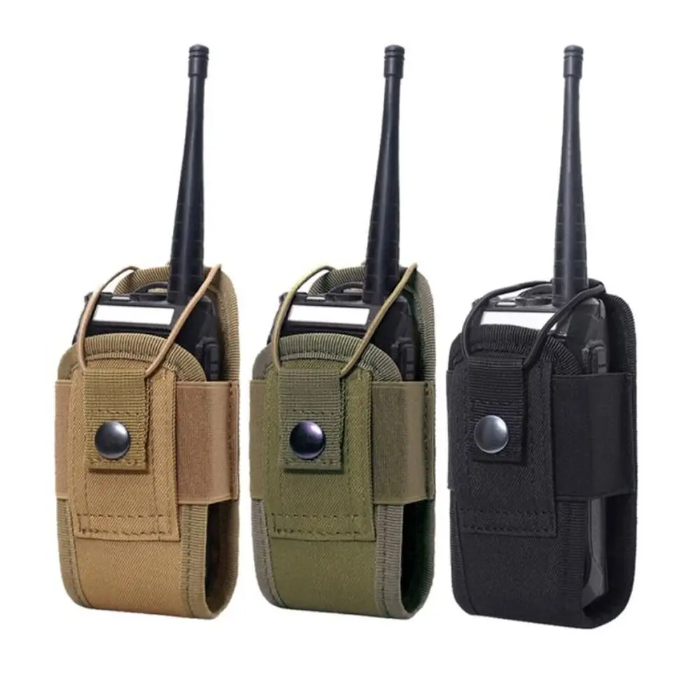 Bolsa para Walkie Talkie de Radio Molle 1000D, riñonera portátil resistente al desgaste, funda para interfono de bolsillo, bolsa de transporte