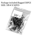 50pcs size 3-0