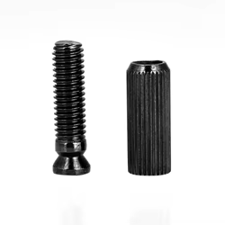 ​ 2 piezas de 8 mm de diámetro. ​   Pernos de puente de guitarra ​   Metal Negro/Plata ​ Tachuelas de Floyd Rose ​ Altura ajustable ​ ​ Piezas del sistema trémolo