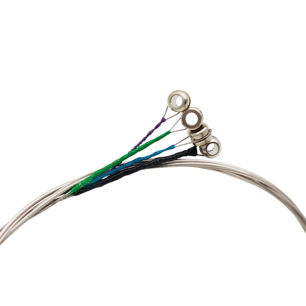 4 piezas ​ Núcleo de acero ​ Cuerdas de violín Punta de bola chapada ​ Afinación de E-A-D-G ​ ​ Juego de cuerdas de violín ​   Juego de cuerdas profesional ​ - imagen 2