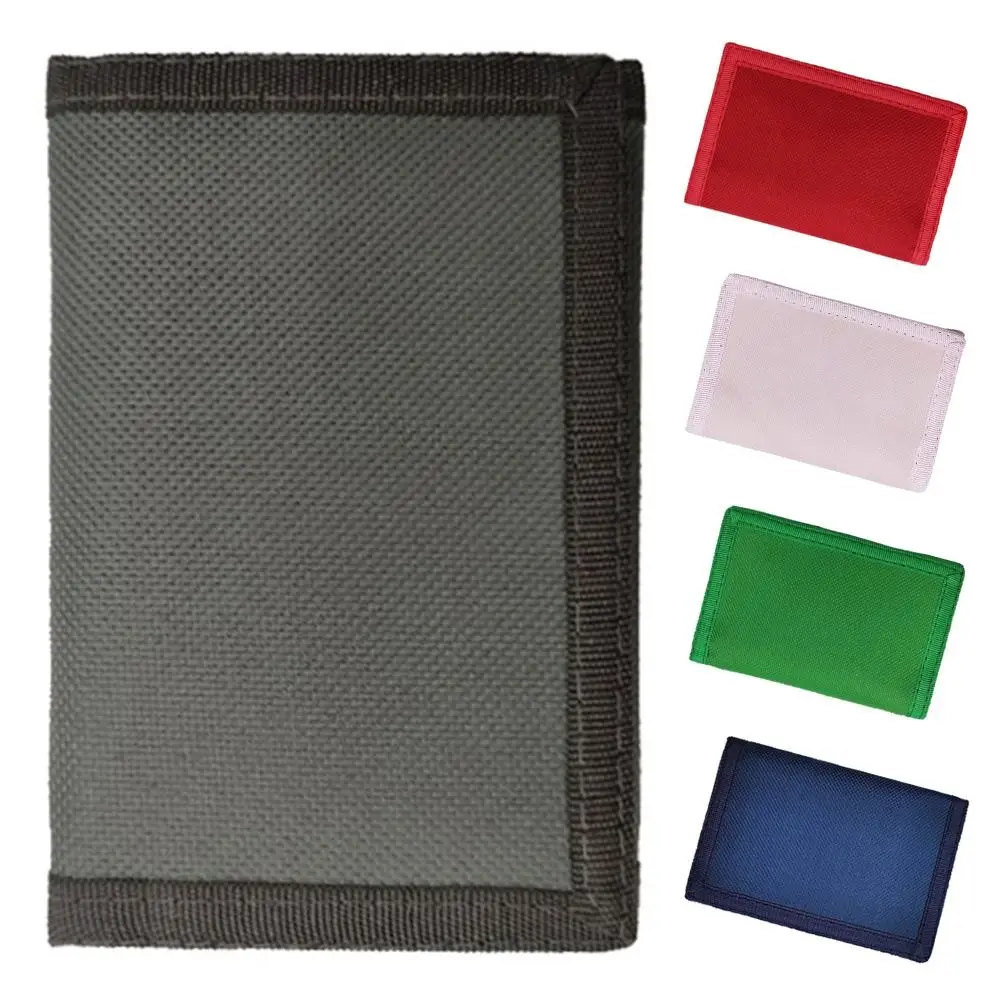 Regalos Cartera delgada multifuncional al aire libre con cremallera monedero de viaje mujer hombre cartera deportiva triple clásica - imagen 2